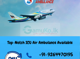Fully Customized ICU Air Ambulance in Patna by Sky