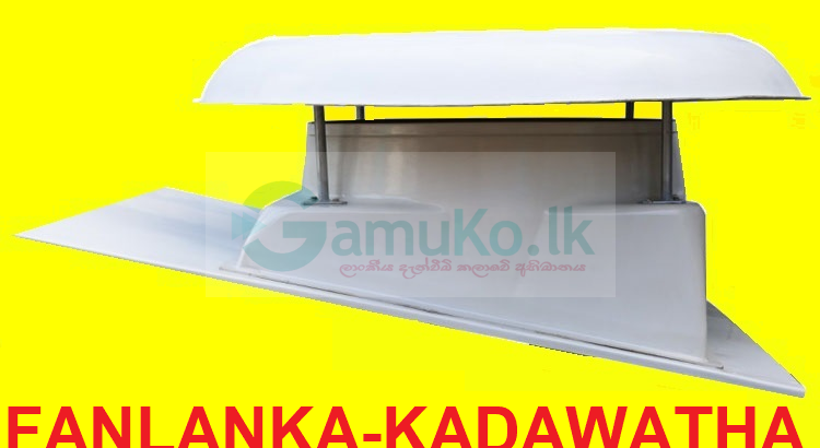 Kitchen canopy hood, tube axial duct exhaust fan